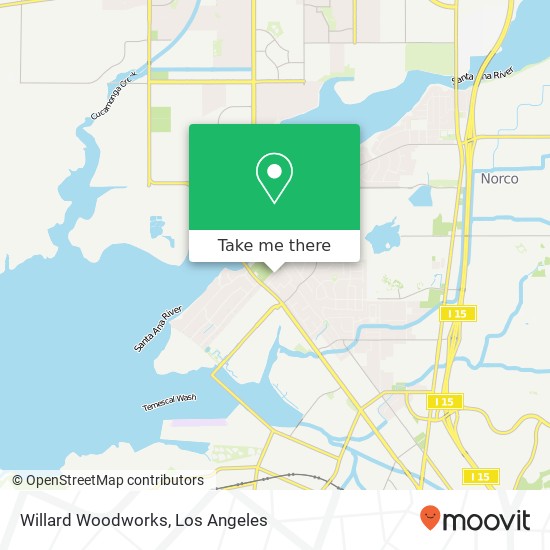 Willard Woodworks map