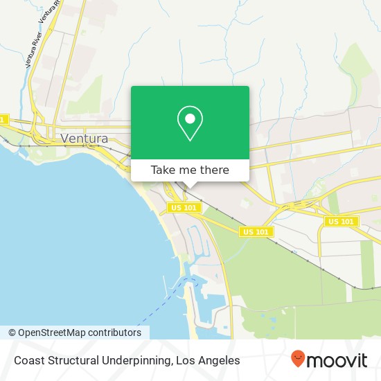 Coast Structural Underpinning map