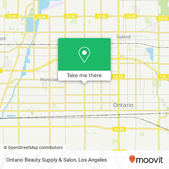 Ontario Beauty Supply & Salon map