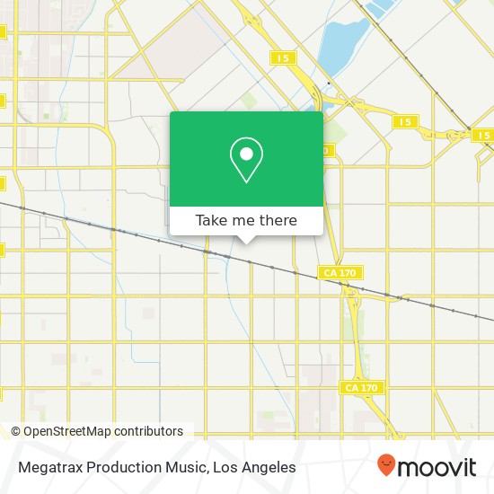 Megatrax Production Music map