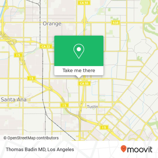 Thomas Badin MD map