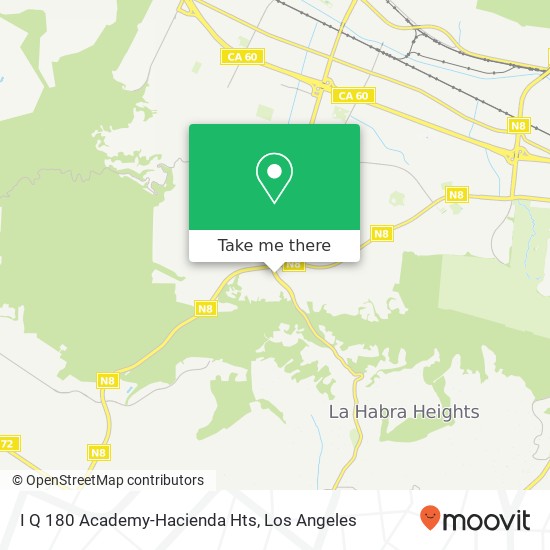 I Q 180 Academy-Hacienda Hts map