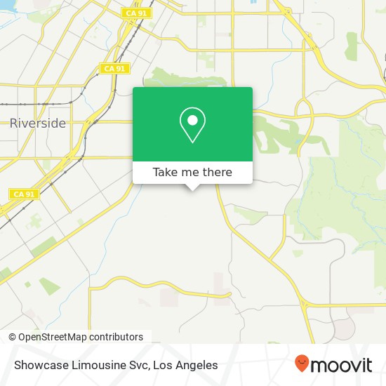 Showcase Limousine Svc map