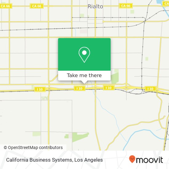 California Business Systems map