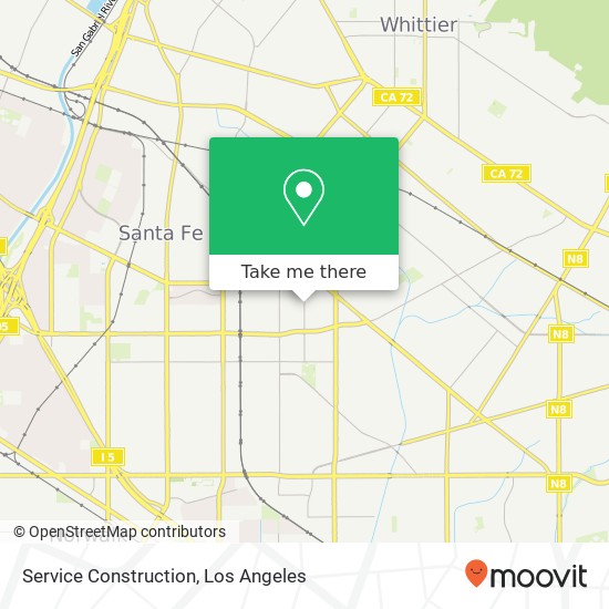 Mapa de Service Construction