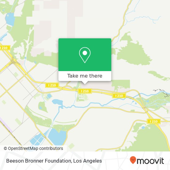 Beeson Bronner Foundation map