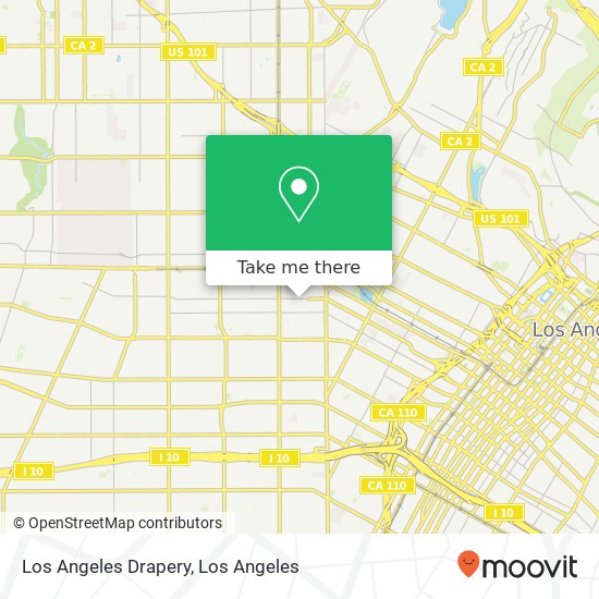 Mapa de Los Angeles Drapery