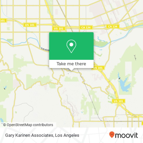 Gary Karinen Associates map