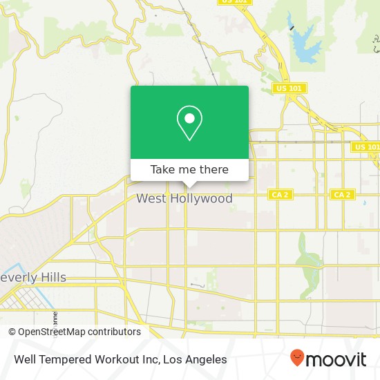 Mapa de Well Tempered Workout Inc