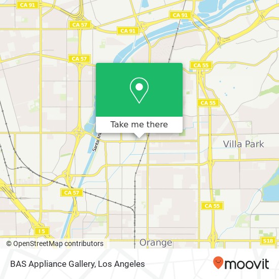 BAS Appliance Gallery map