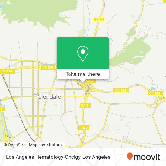 Los Angeles Hematology-Onclgy map