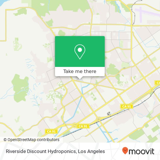 Riverside Discount Hydroponics map