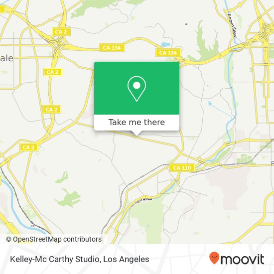 Kelley-Mc Carthy Studio map