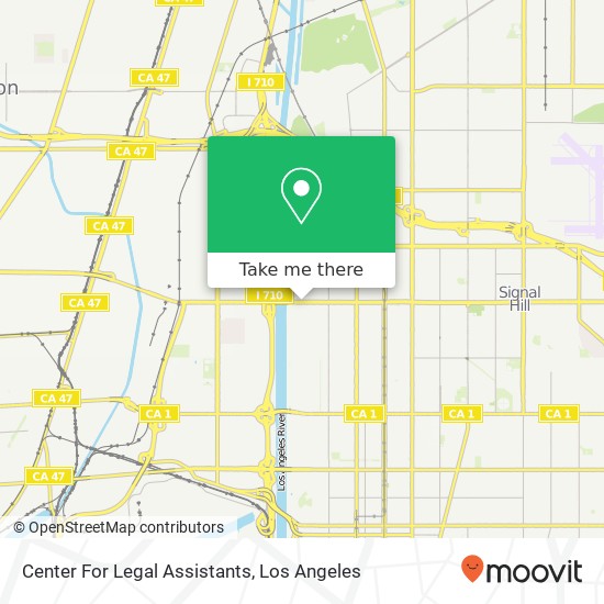 Mapa de Center For Legal Assistants