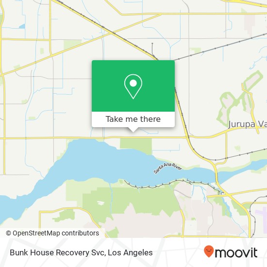 Bunk House Recovery Svc map