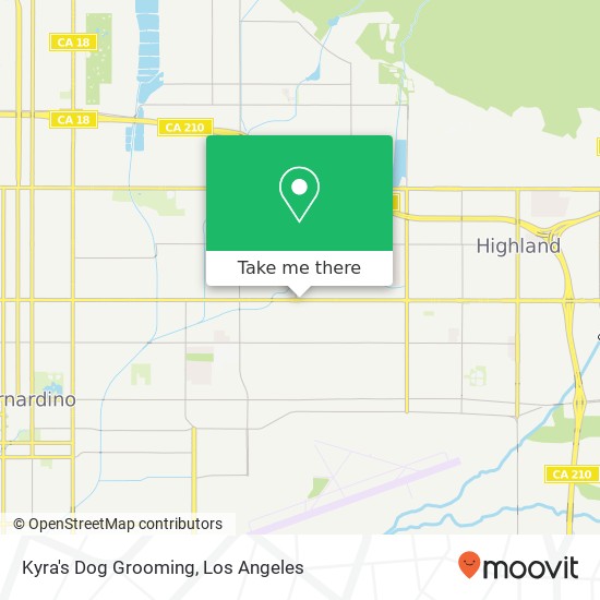 Kyra's Dog Grooming map