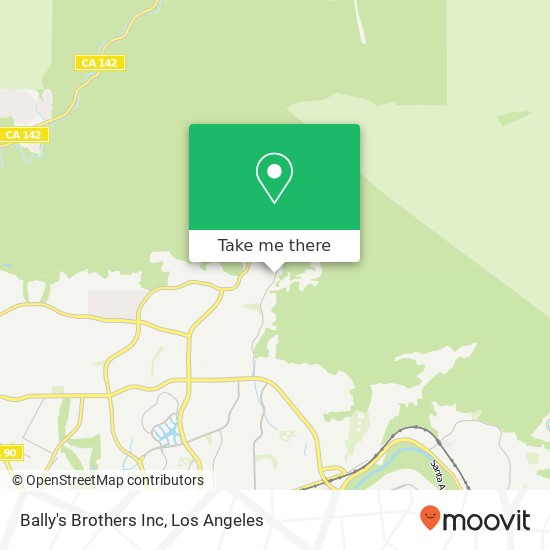 Mapa de Bally's Brothers Inc