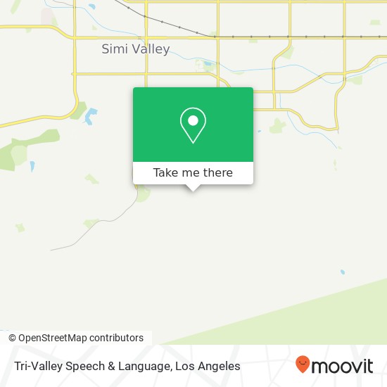 Mapa de Tri-Valley Speech & Language