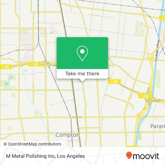 M Metal Polishing Inc map