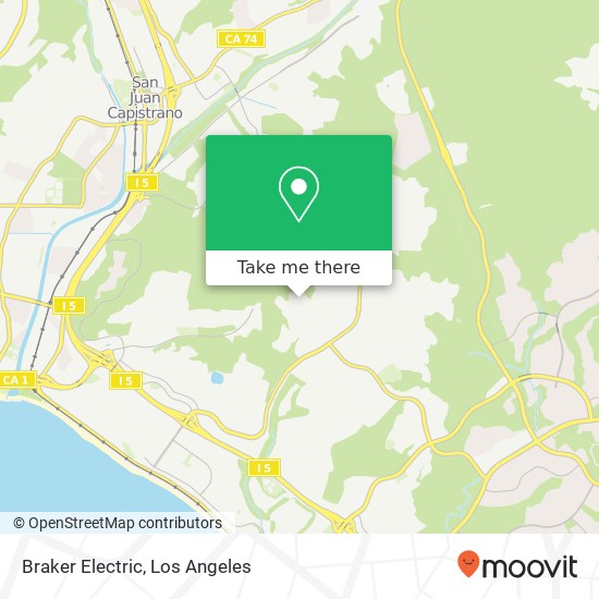 Mapa de Braker Electric
