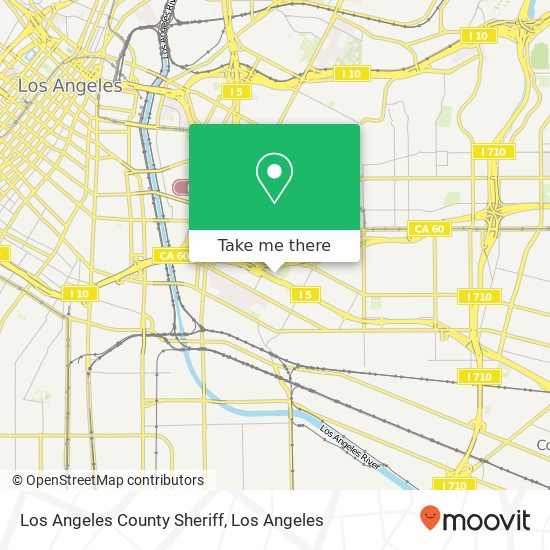 Los Angeles County Sheriff map