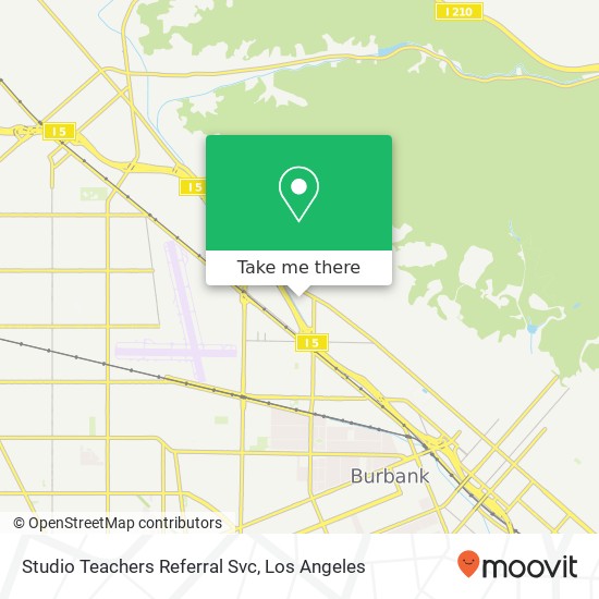 Studio Teachers Referral Svc map