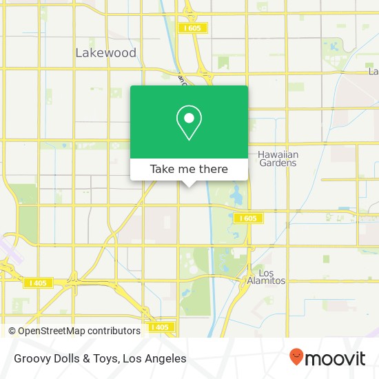 Groovy Dolls & Toys map