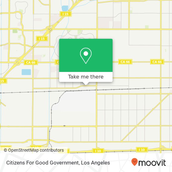 Mapa de Citizens For Good Government