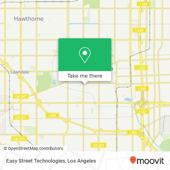 Easy Street Technologies map