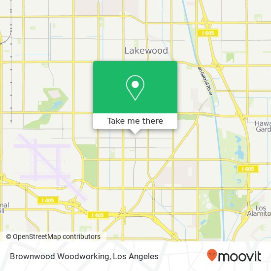 Brownwood Woodworking map