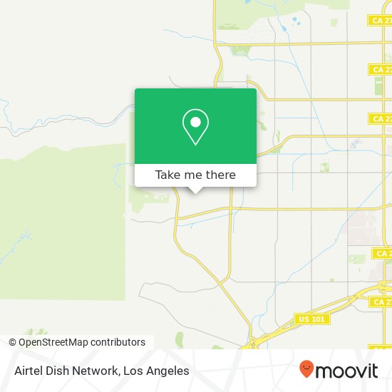 Mapa de Airtel Dish Network