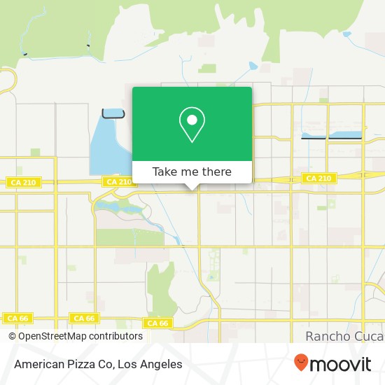 American Pizza Co map