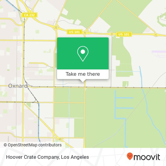 Hoover Crate Company map