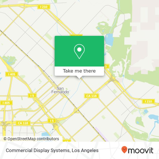 Commercial Display Systems map