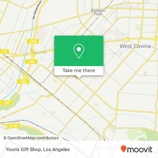 Yoon's Gift Shop map