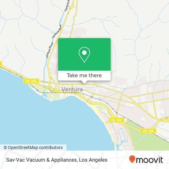 Mapa de Sav-Vac Vacuum & Appliances