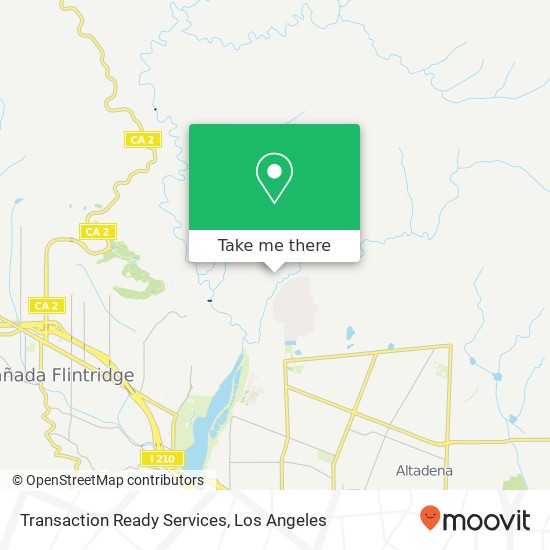 Mapa de Transaction Ready Services