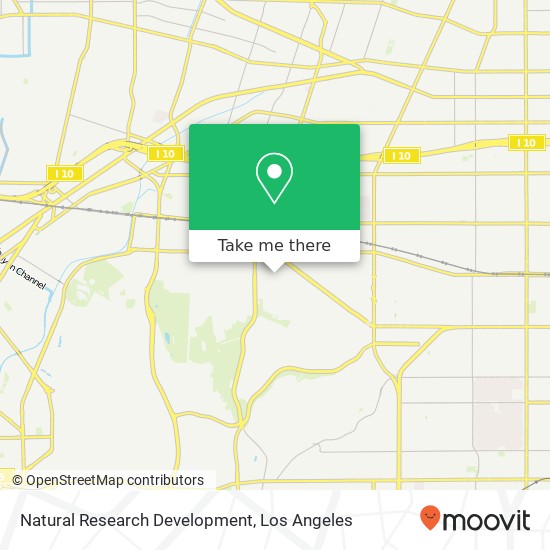 Natural Research Development map