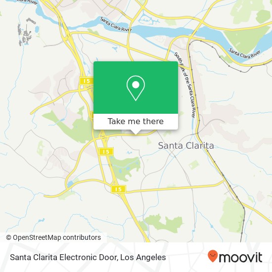 Santa Clarita Electronic Door map