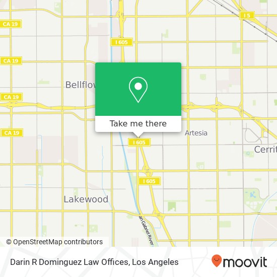Darin R Dominguez Law Offices map