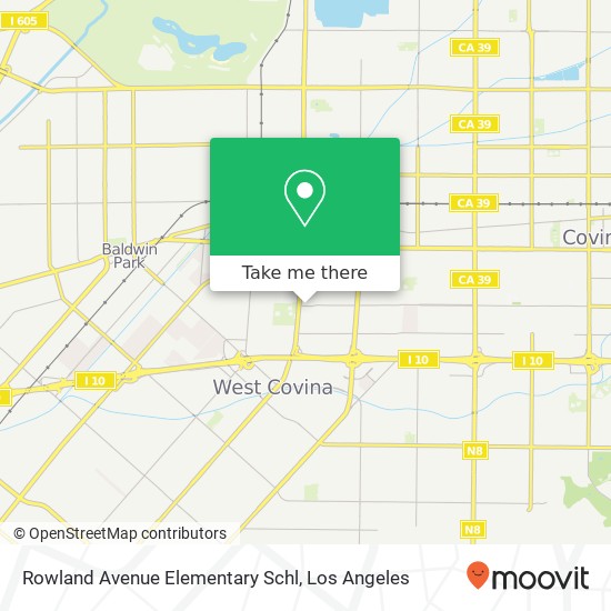 Mapa de Rowland Avenue Elementary Schl