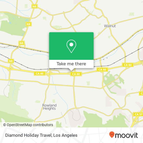 Diamond Holiday Travel map
