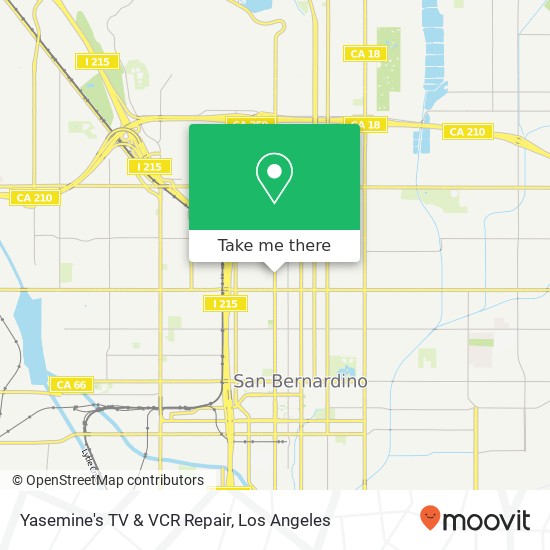 Mapa de Yasemine's TV & VCR Repair