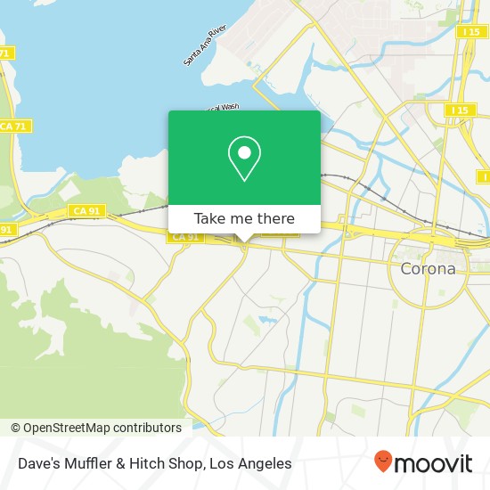 Dave's Muffler & Hitch Shop map