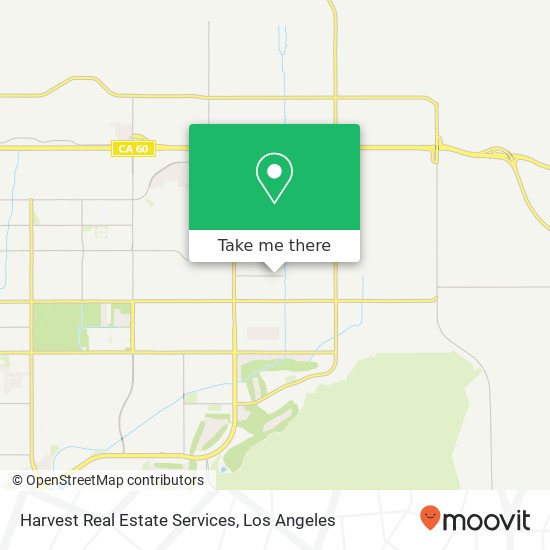 Harvest Real Estate Services map