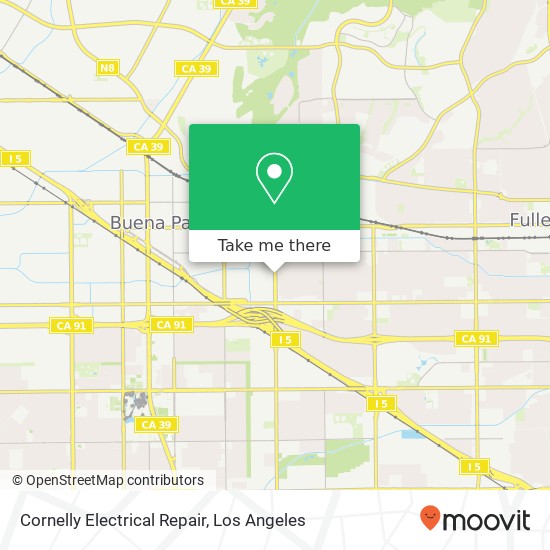 Mapa de Cornelly Electrical Repair