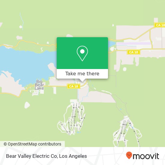 Bear Valley Electric Co map