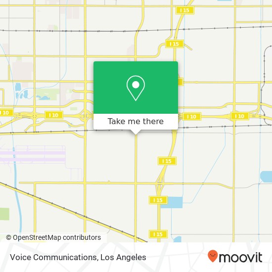 Voice Communications map