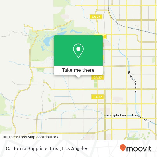 California Suppliers Trust map