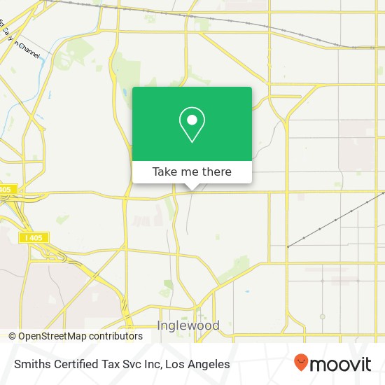 Mapa de Smiths Certified Tax Svc Inc